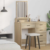 vidaXL Kaptafel met lade met plank Wit 50 x 41 x 140 cm Bewerkt hout