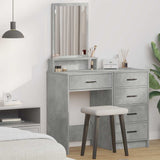 vidaXL Kaptafel met lade met plank Wit 50 x 41 x 140 cm Bewerkt hout