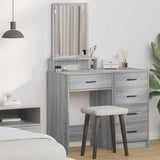 vidaXL Kaptafel met lade met plank Wit 50 x 41 x 140 cm Bewerkt hout