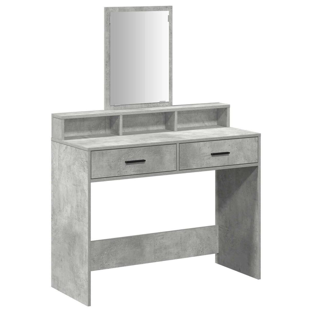 vidaXL Kaptafel met lade met plank Wit 50 x 41 x 140 cm Bewerkt hout