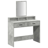 vidaXL Kaptafel met lade met plank Wit 50 x 41 x 140 cm Bewerkt hout