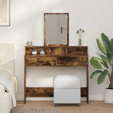 vidaXL Kaptafel met lade met plank Wit 50 x 41 x 140 cm Bewerkt hout