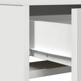 vidaXL Kaptafel met spiegellichten Wit 50 x 41 x 140 cm Bewerkt hout