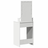 vidaXL Kaptafel met spiegellichten Wit 50 x 41 x 140 cm Bewerkt hout