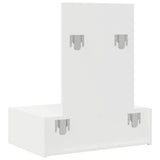 vidaXL Kaptafel met lade met opslag Wit 60 x 40 x 70 cm Bewerkt hout
