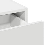 vidaXL Kaptafel met lade met opslag Wit 60 x 40 x 70 cm Bewerkt hout