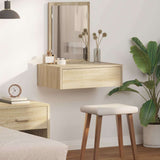 vidaXL Kaptafel met lade met opslag Wit 60 x 40 x 70 cm Bewerkt hout