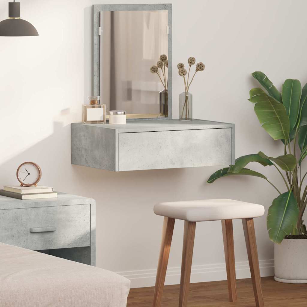 vidaXL Kaptafel met lade met opslag Wit 60 x 40 x 70 cm Bewerkt hout