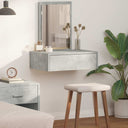 vidaXL Kaptafel met lade met opslag Wit 60 x 40 x 70 cm Bewerkt hout