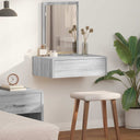 vidaXL Kaptafel met lade met opslag Wit 60 x 40 x 70 cm Bewerkt hout