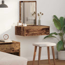 vidaXL Kaptafel met lade met opslag Wit 60 x 40 x 70 cm Bewerkt hout