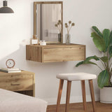 vidaXL Kaptafel met lade met opslag Wit 60 x 40 x 70 cm Bewerkt hout