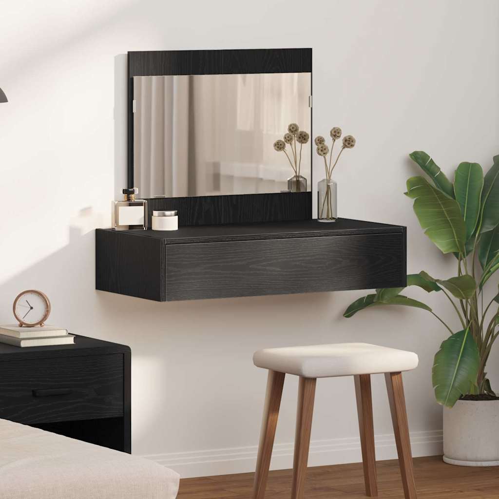 vidaXL Kaptafel met lade met opslag Wit 60 x 40 x 70 cm Bewerkt hout