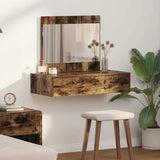 vidaXL Kaptafel met lade met opslag Wit 60 x 40 x 70 cm Bewerkt hout