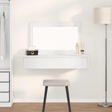 vidaXL Kaptafel met lade met opslag Wit 60 x 40 x 70 cm Bewerkt hout