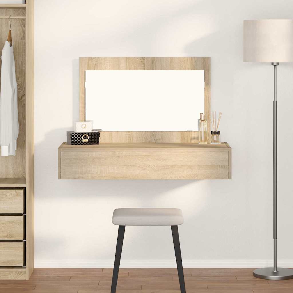 vidaXL Kaptafel met lade met opslag Wit 60 x 40 x 70 cm Bewerkt hout