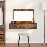 vidaXL Kaptafel met lade met opslag Wit 60 x 40 x 70 cm Bewerkt hout