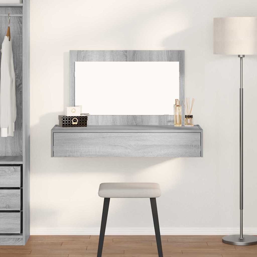 vidaXL Kaptafel met lade met opslag Wit 60 x 40 x 70 cm Bewerkt hout