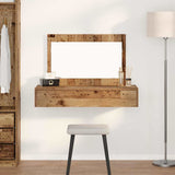 vidaXL Kaptafel met lade met opslag Wit 60 x 40 x 70 cm Bewerkt hout
