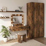 vidaXL Kaptafel met lade met opslag Wit 60 x 40 x 70 cm Bewerkt hout