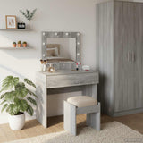 vidaXL Kaptafel met lade met opslag Wit 60 x 40 x 70 cm Bewerkt hout
