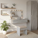 vidaXL Kaptafel met lade met opslag Wit 60 x 40 x 70 cm Bewerkt hout