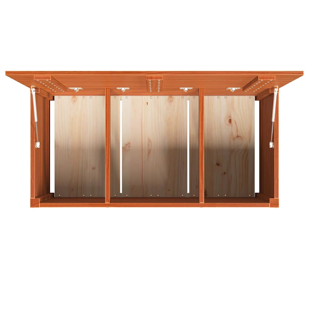 vidaXL Garden Storage Box 101x50.5x46.5 cm Solid Pine Wood