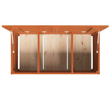 vidaXL Garden Storage Box 101x50.5x46.5 cm Solid Pine Wood