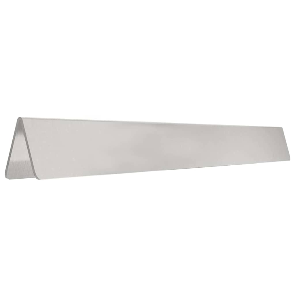 vidaXL Garden Edging Silver 450 x 0.05 x 15 cm Stainless Steel