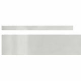 vidaXL Garden Edging Silver 450 x 0.05 x 15 cm Stainless Steel