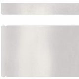 vidaXL Garden Edging Silver 450 x 0.05 x 15 cm Stainless Steel