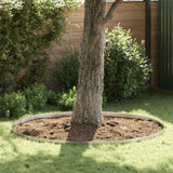 vidaXL Garden Edging Silver 450 x 0.05 x 15 cm Stainless Steel