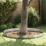 vidaXL Garden Edging Silver 450 x 0.05 x 15 cm Stainless Steel