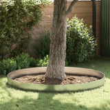 vidaXL Garden Edging Silver 450 x 0.05 x 15 cm Stainless Steel