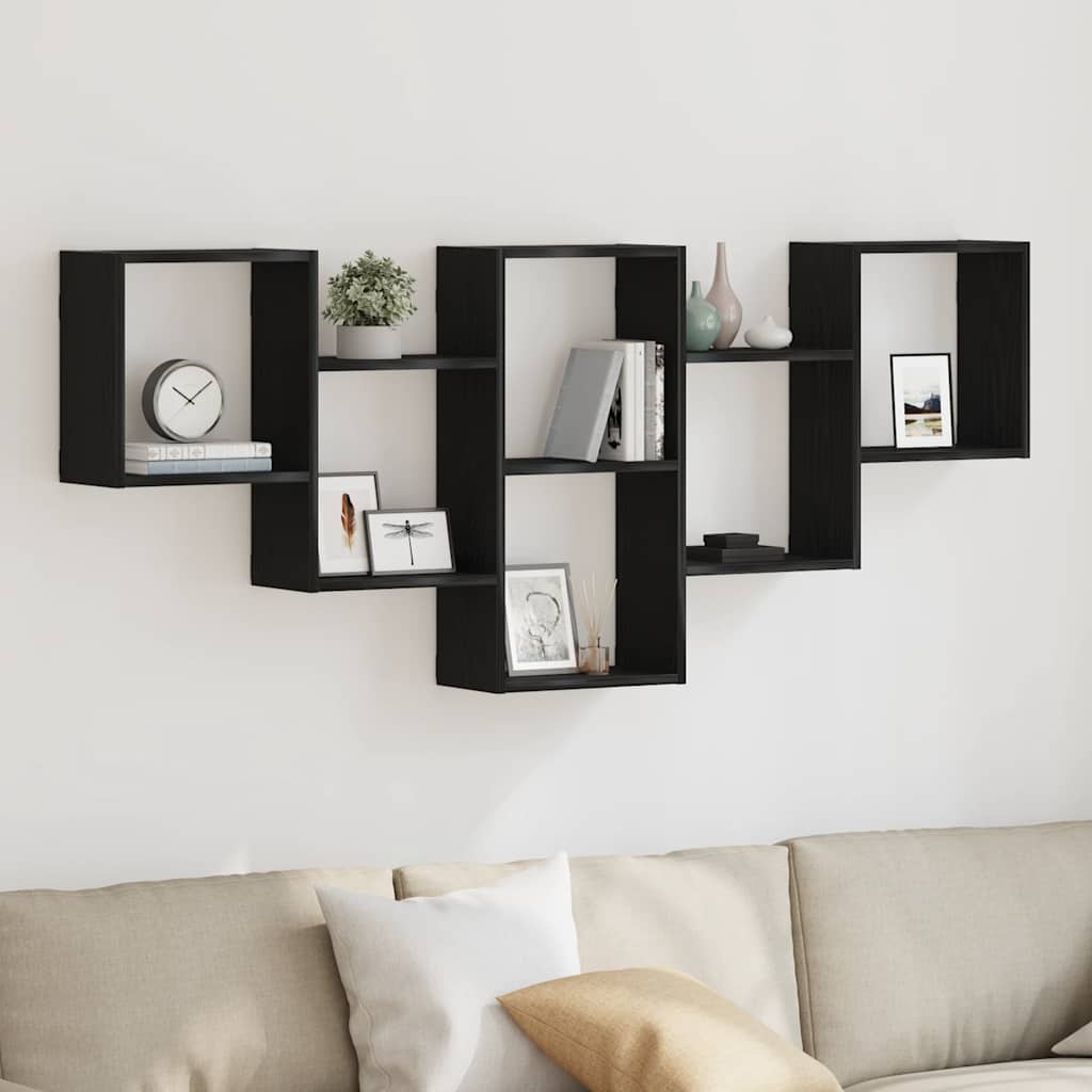 vidaXL Wall Shelf 159x18x66 cm Engineered Wood White