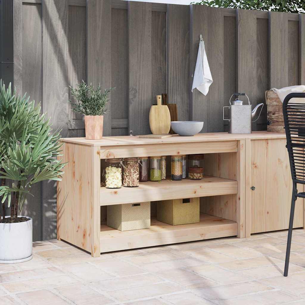 vidaXL Keuken Kast met plank MEPPEL Bruin Eiken 106 x 55 x 64 cm