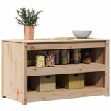 vidaXL Keuken Kast met plank MEPPEL Bruin Eiken 106 x 55 x 64 cm