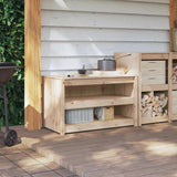 vidaXL Keuken Kast met plank MEPPEL Bruin Eiken 106 x 55 x 64 cm