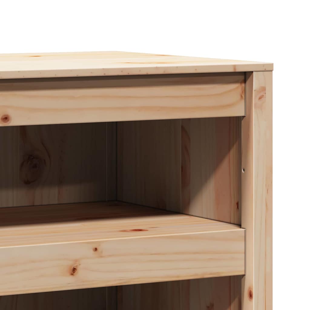 vidaXL Keuken Kast met plank MEPPEL Bruin Eiken 106 x 55 x 64 cm