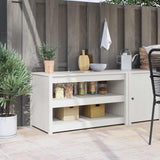vidaXL Keuken Kast met plank MEPPEL Bruin Eiken 106 x 55 x 64 cm