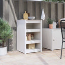 vidaXL Keuken Kast Bruin Eiken 55 x 55 x 92 cm Massief grenenhout
