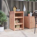 vidaXL Keuken Kast Bruin Eiken 55 x 55 x 92 cm Massief grenenhout