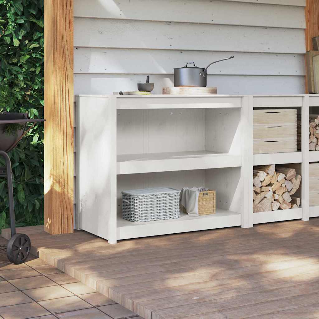 vidaXL Keuken Kast Bruin Eiken 106 x 55 x 92 cm Massief grenenhout