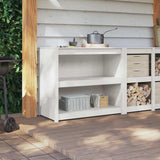 vidaXL Keuken Kast Bruin Eiken 106 x 55 x 92 cm Massief grenenhout