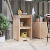 vidaXL Keuken Kast Bruin Eiken 55 x 55 x 92 cm Massief grenenhout