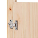 vidaXL Kitchen door Brown Oak 50 x 9 x 82 cm Solid pinewood
