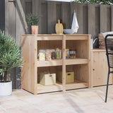 vidaXL Keuken Kast met plank MEPPEL Bruin Eiken 106 x 55 x 92 cm