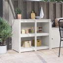 vidaXL Keuken Kast met plank MEPPEL Bruin Eiken 106 x 55 x 92 cm