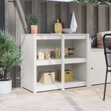vidaXL Keuken Kast met plank MEPPEL Bruin Eiken 106 x 55 x 92 cm
