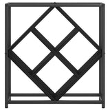 vidaXL Wine Rack Black Oak 51 x 18 x 52.5 cm Engineered Wood
